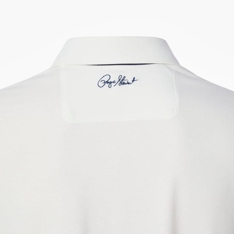 Geo Dash Stripe Polo